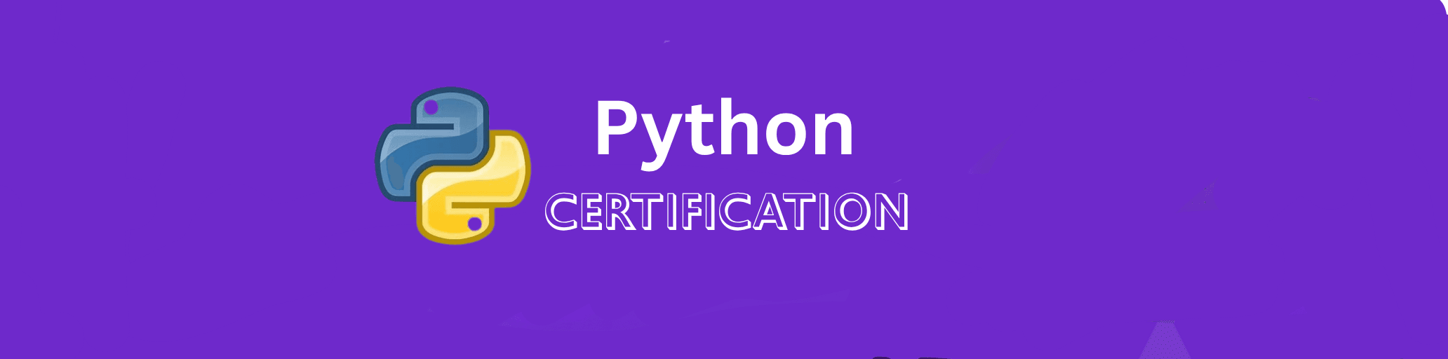 Python verified certificate sample